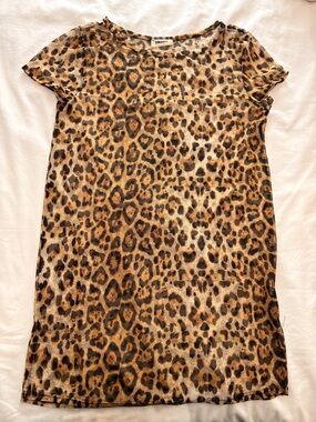 Smoke & Mirrors Leopard Print Top - Brown/Tan/Black